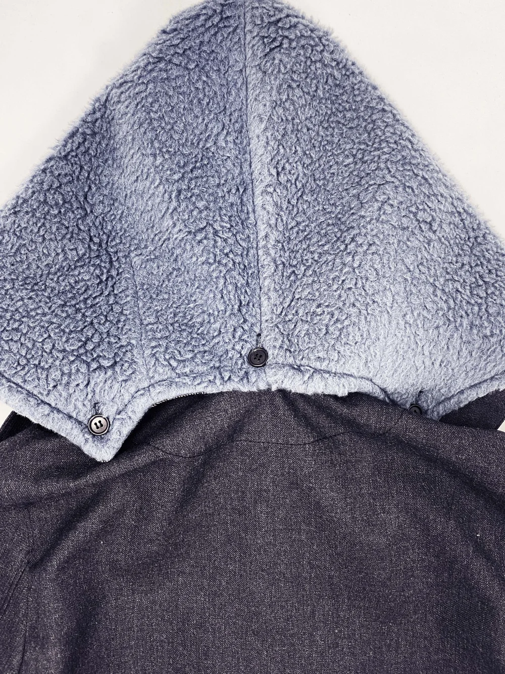 Prada F/W 2016 sailor top with detachable hood and collar — JAMES